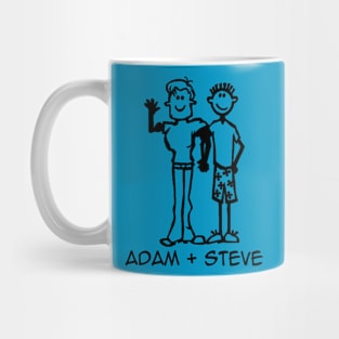 Adam + Steve Mug